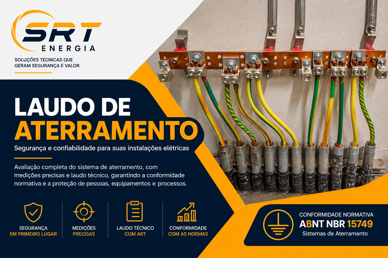 Laudo de Aterramento Elétrico – SRT Energia Laudo de aterramento elétrico no Rio de Janeiro realizado pela SRT Energia